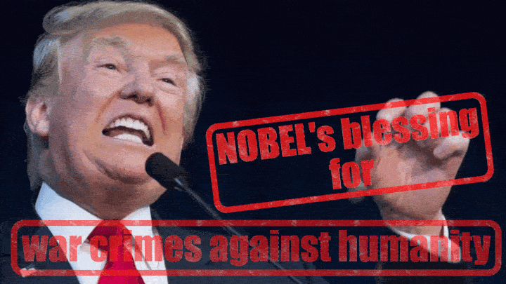 Donald Trump insists NOBEL's blessing
