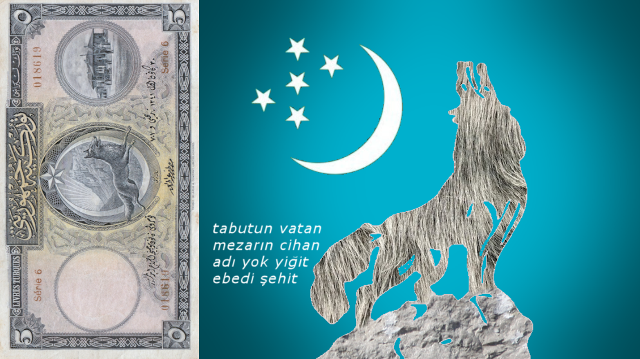 Graue Wolf | Staatssymbol der Türkei